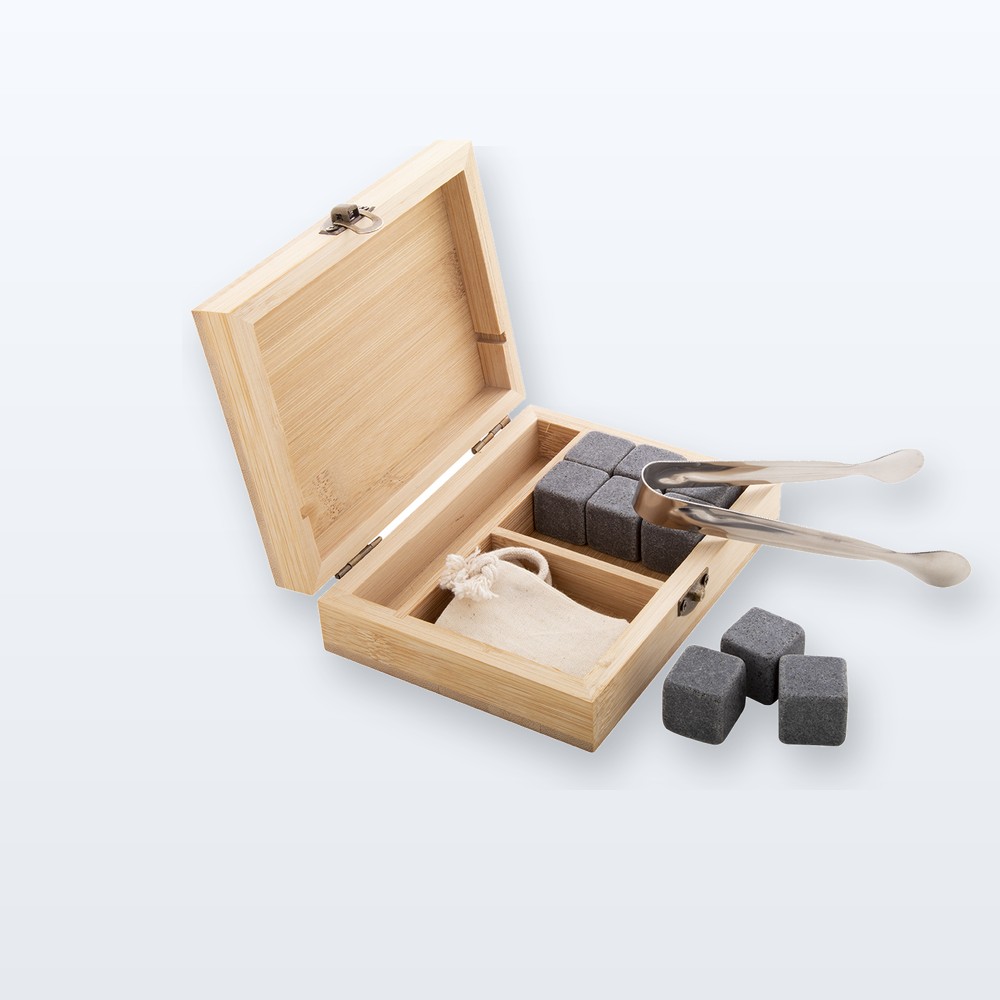 Set di cubetti ghiaccio in pietra - naturale