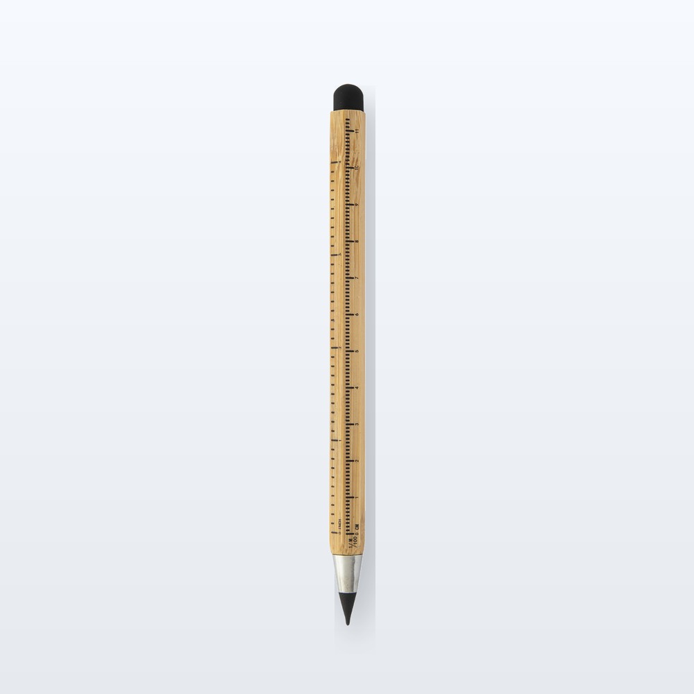 Penna senza inchiostro con righello - naturale