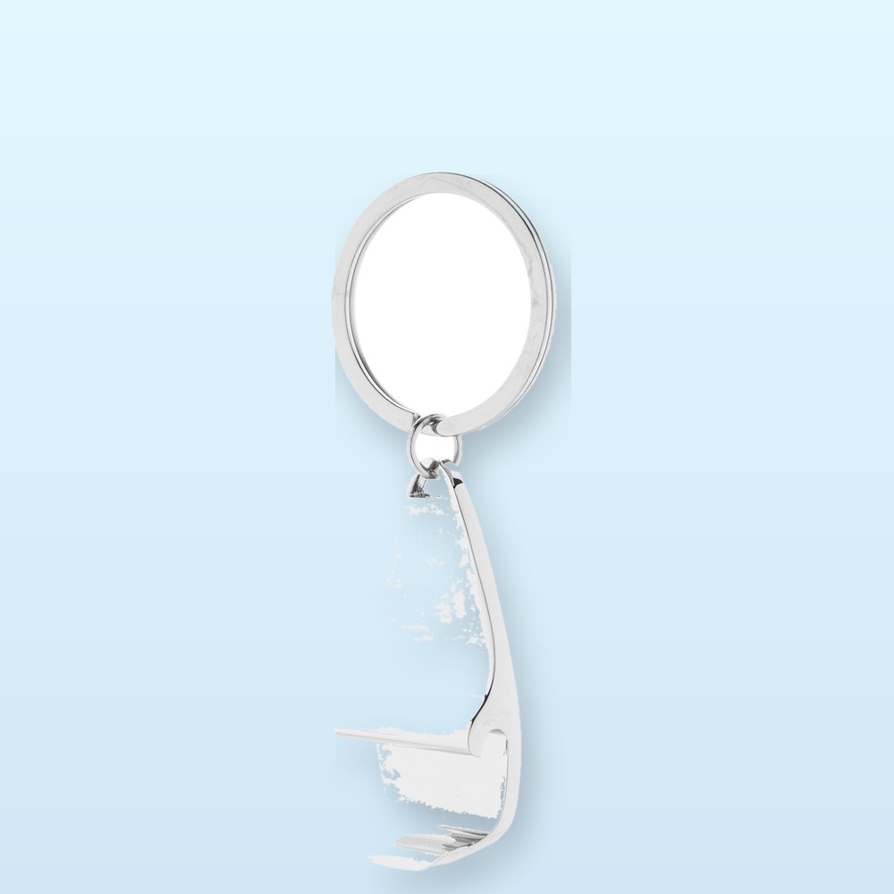 Portachiavi con apribottiglie - argento