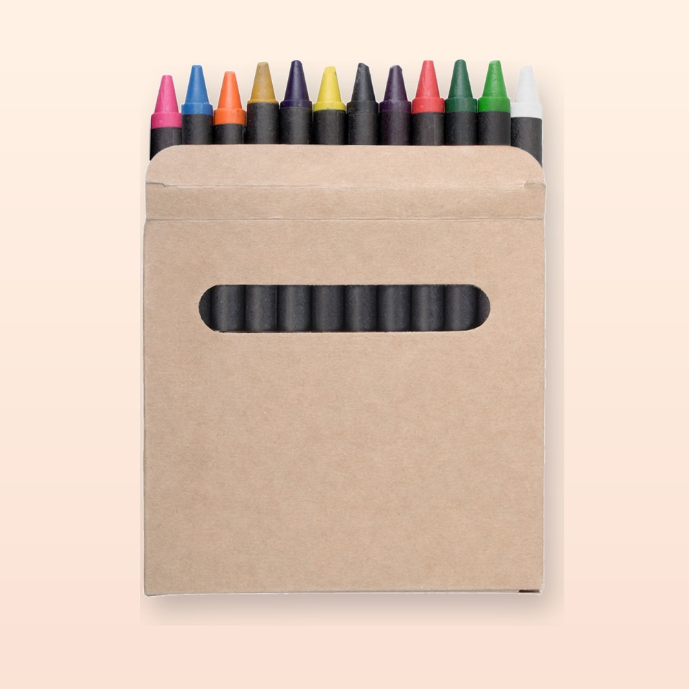 set 12 pastelli - nero - beige