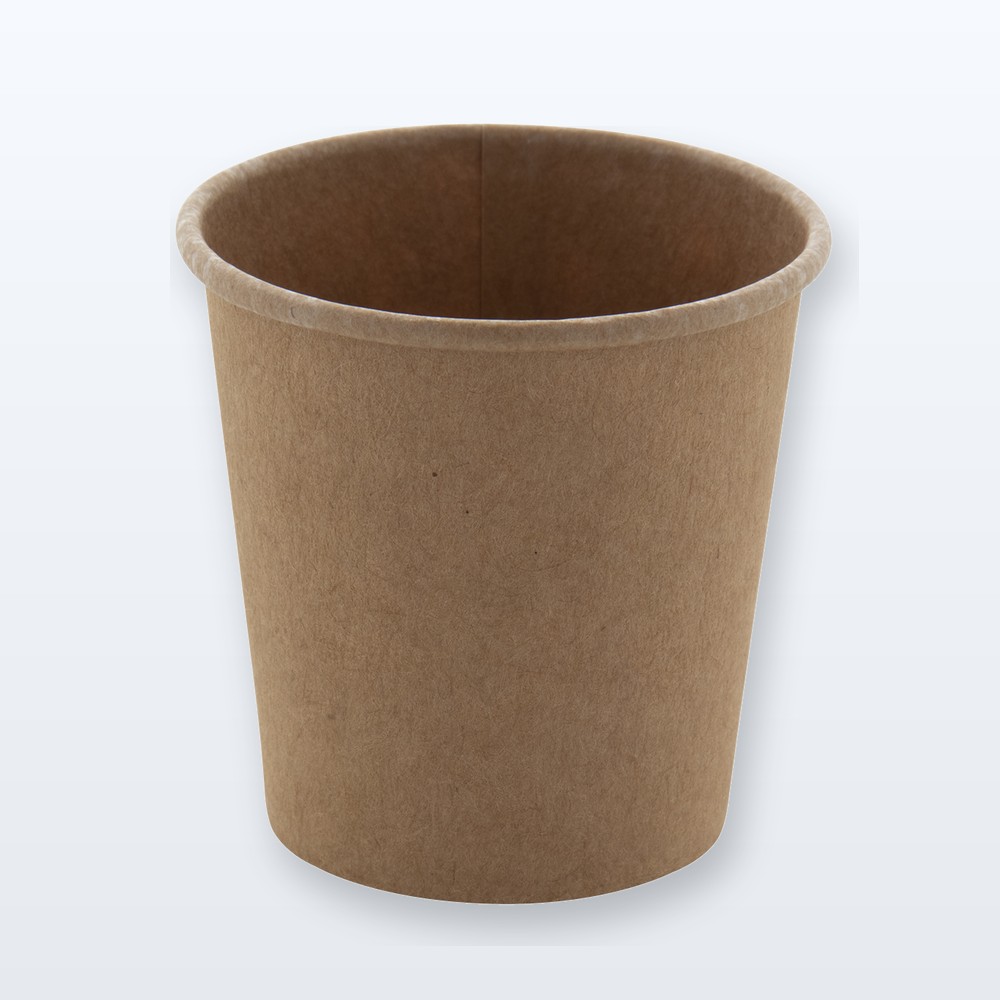bicchiere carta, 120 ml - beige