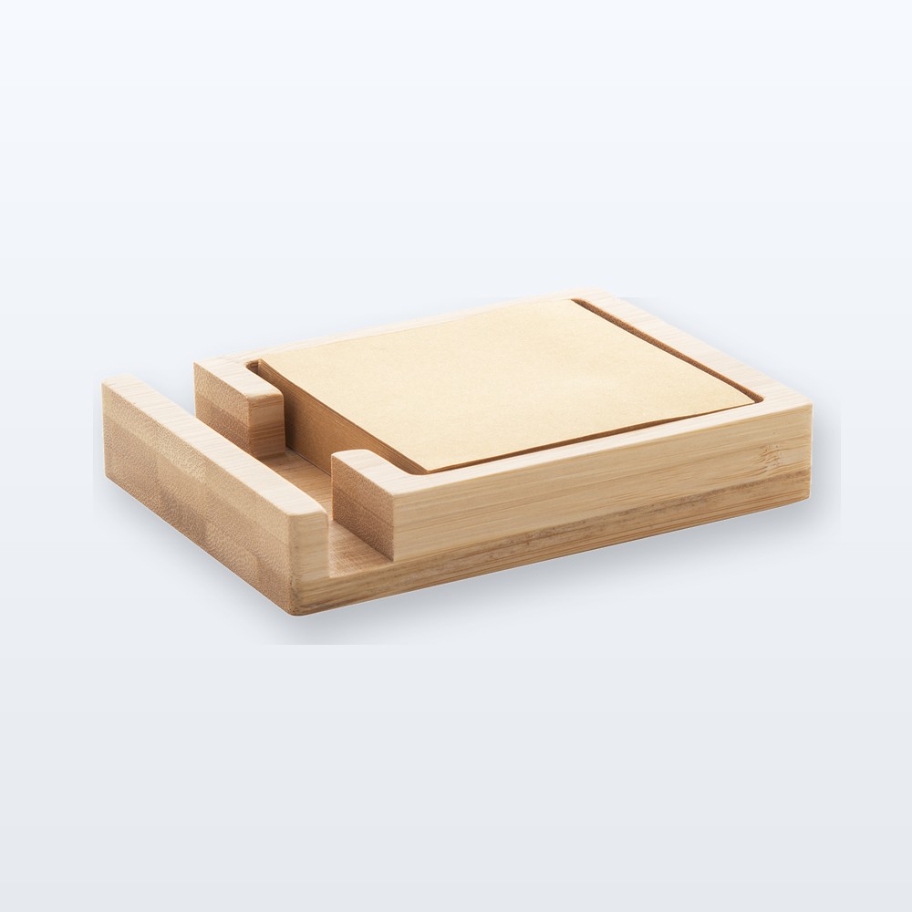 supporto per cellulare e blocco appunti - naturale