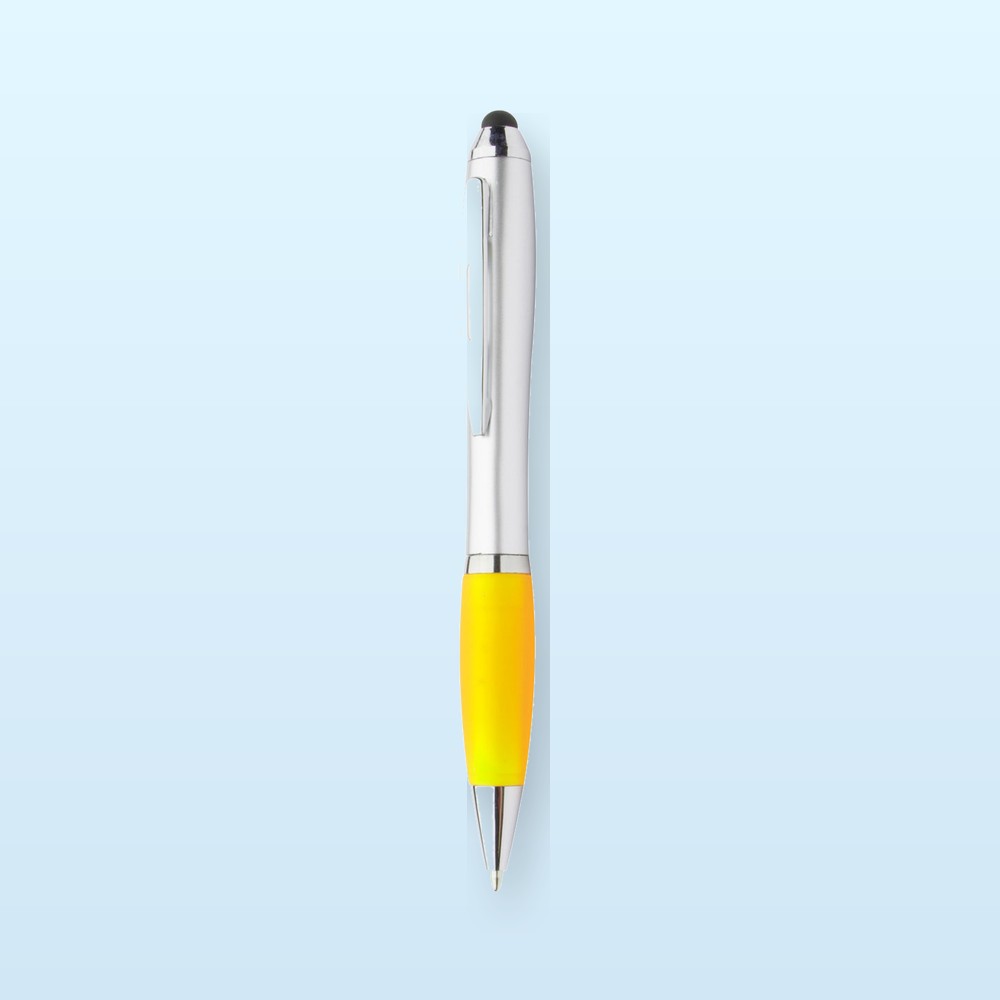 penna a sfera capacitiva - giallo - argento