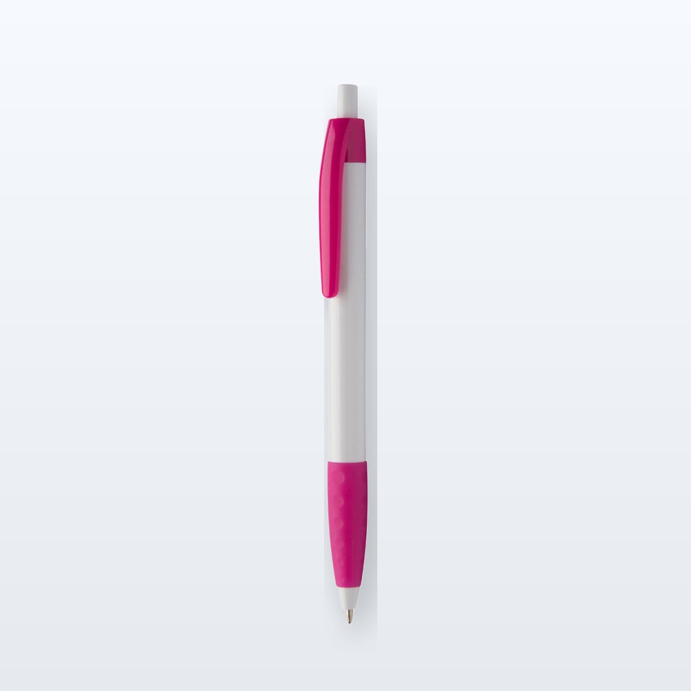 penna a sfera - fucsia - bianco