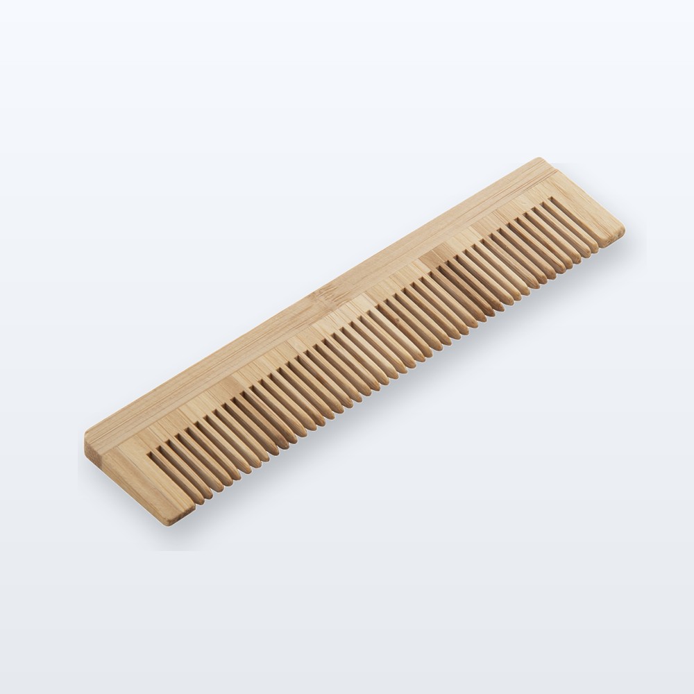 pettine in bambù - naturale