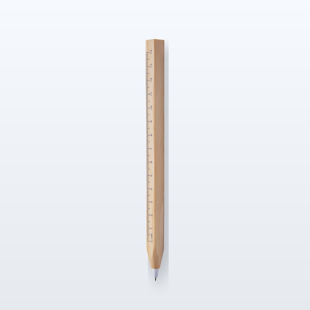 penna a sfera righello - naturale