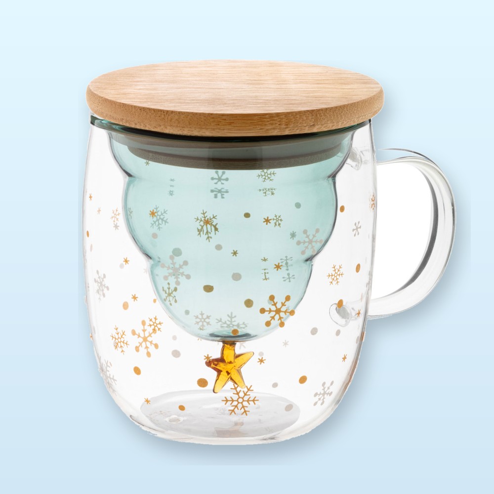Mug natalizio - trasparente - naturale