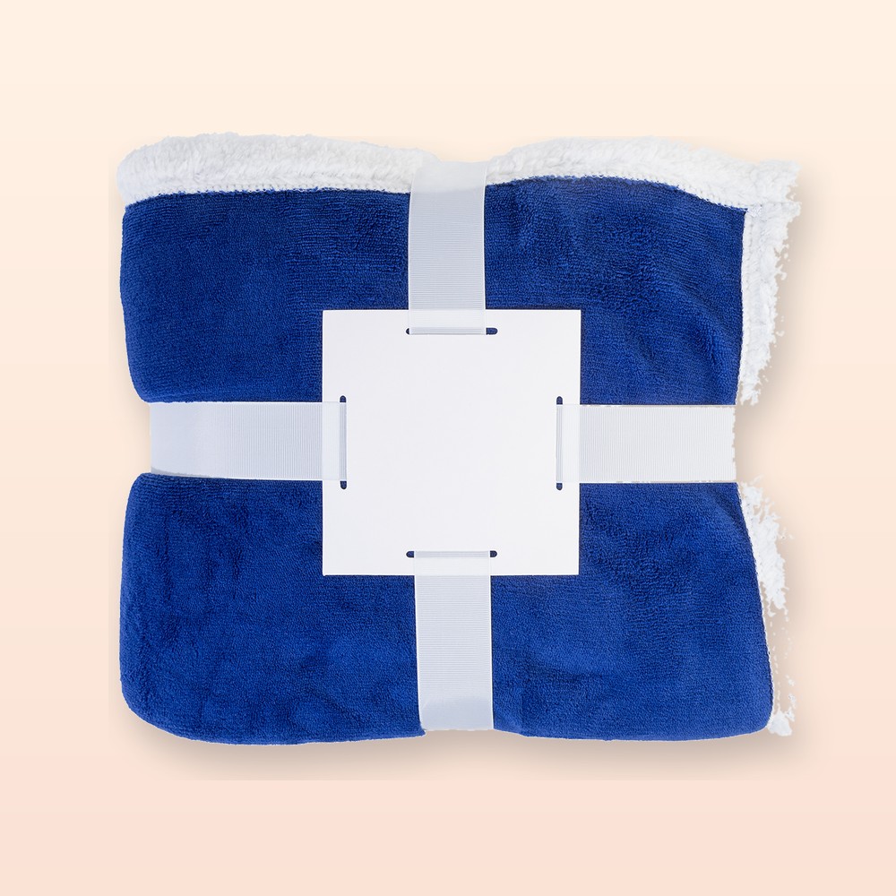 coperta in pile - blu