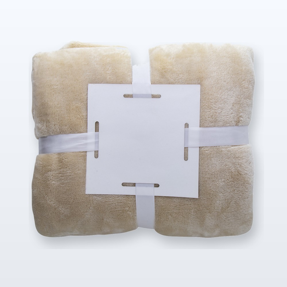 coperta in flanella - beige