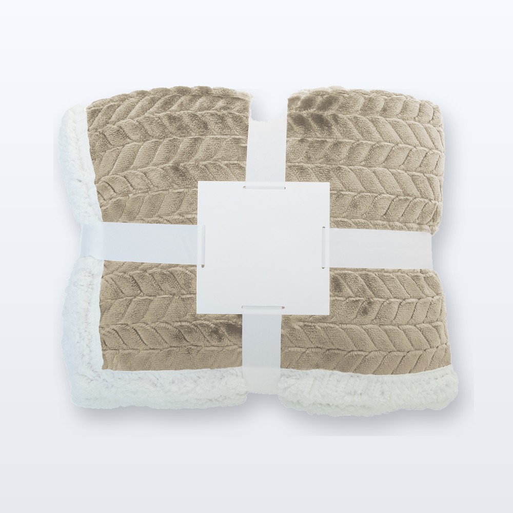 Coperta in RPET - beige