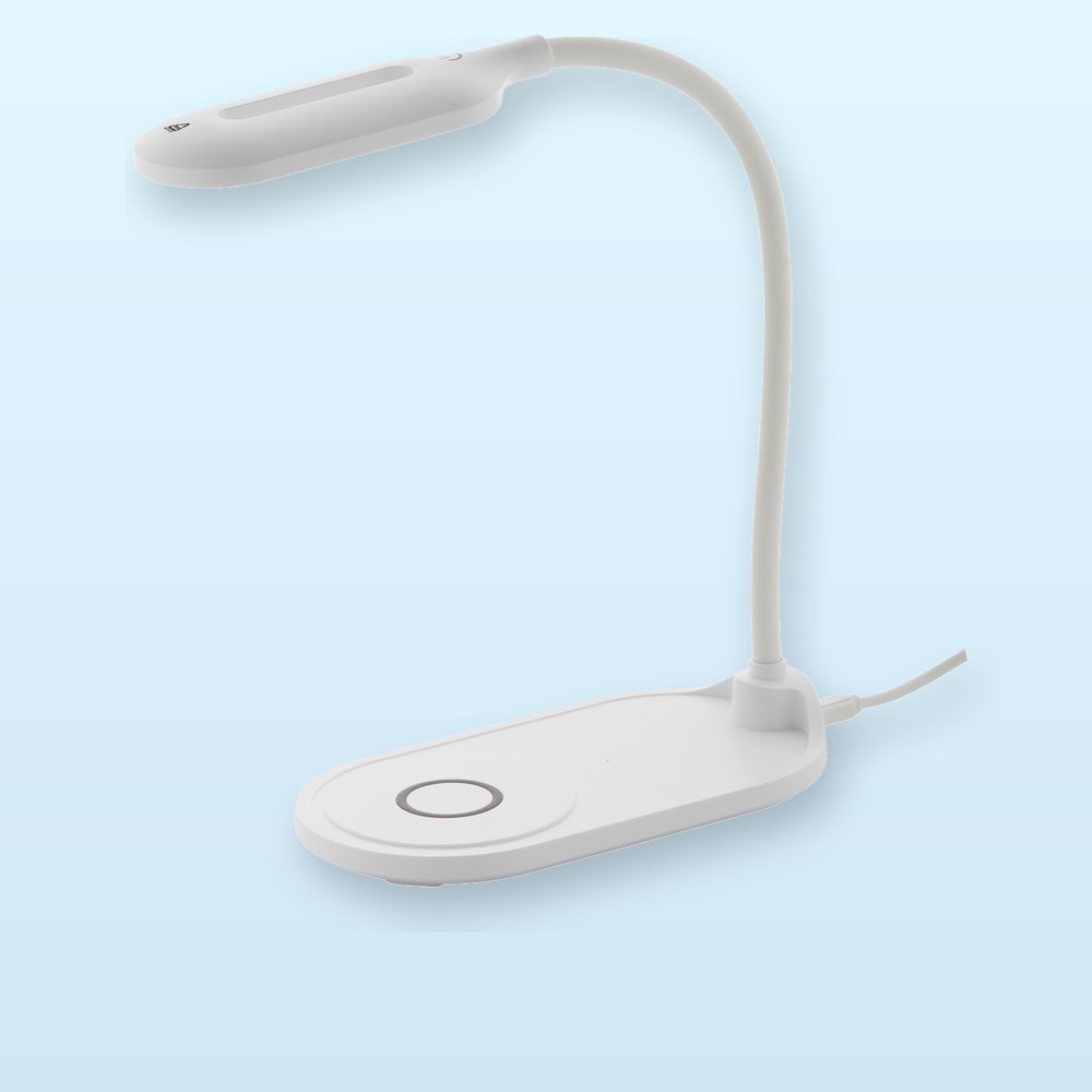 Lampada multifunzione da scrivania in ABS riciclato (RABS) - bianco