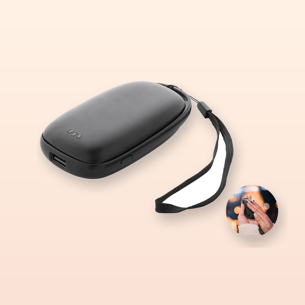 Power bank scaldamani - nero