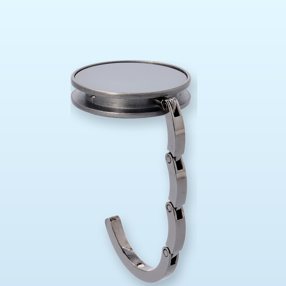 gancio porta borsa magnetico - argento