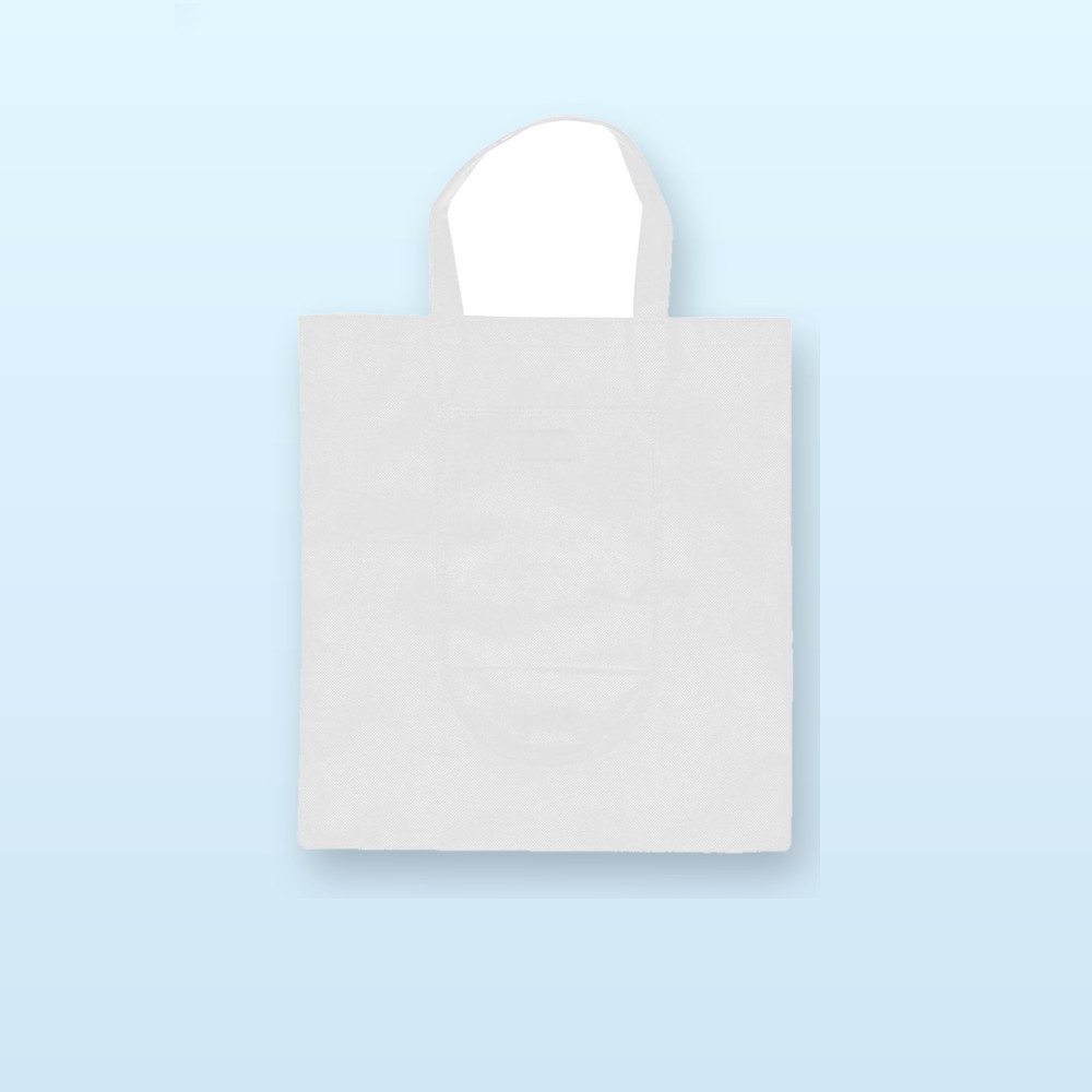 borsa per la spesa pieghevole - bianco