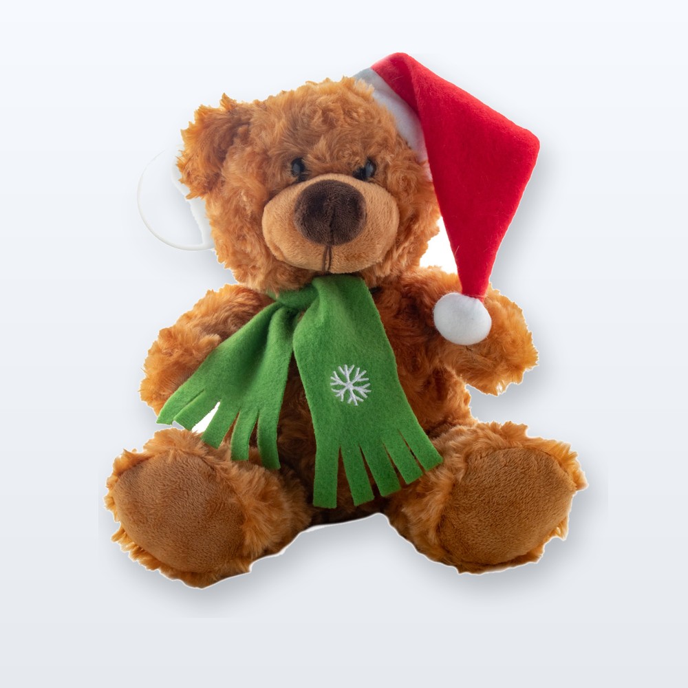 orsetto in peluche - marrone - rosso