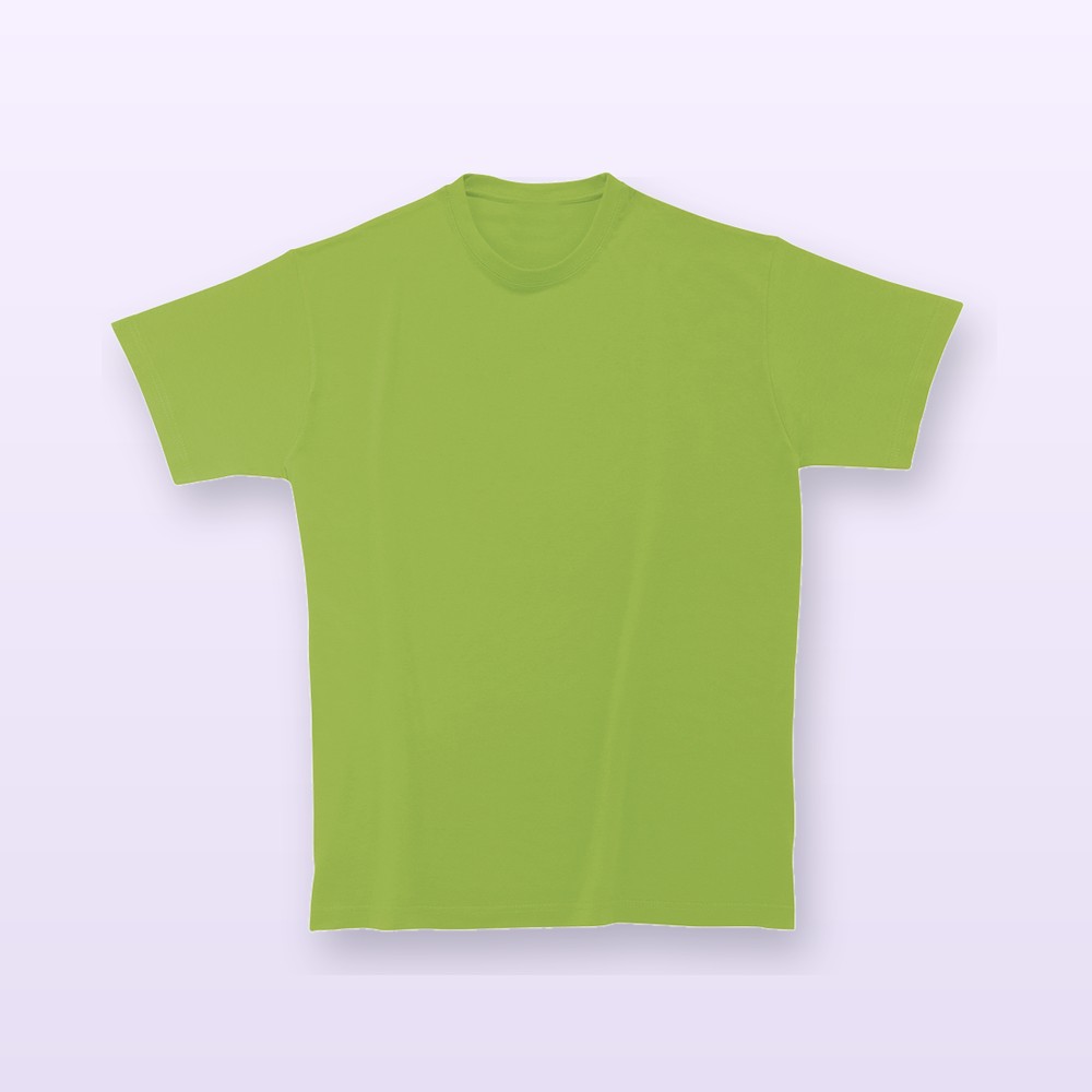 T-shirt in cotone pesante - verde kiwi - XL