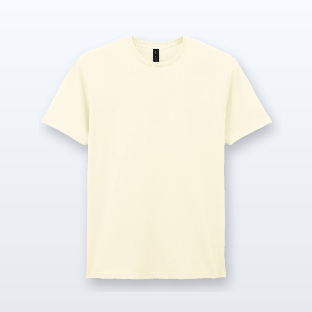 T-shirt in cotone ringspun - beige - XXL