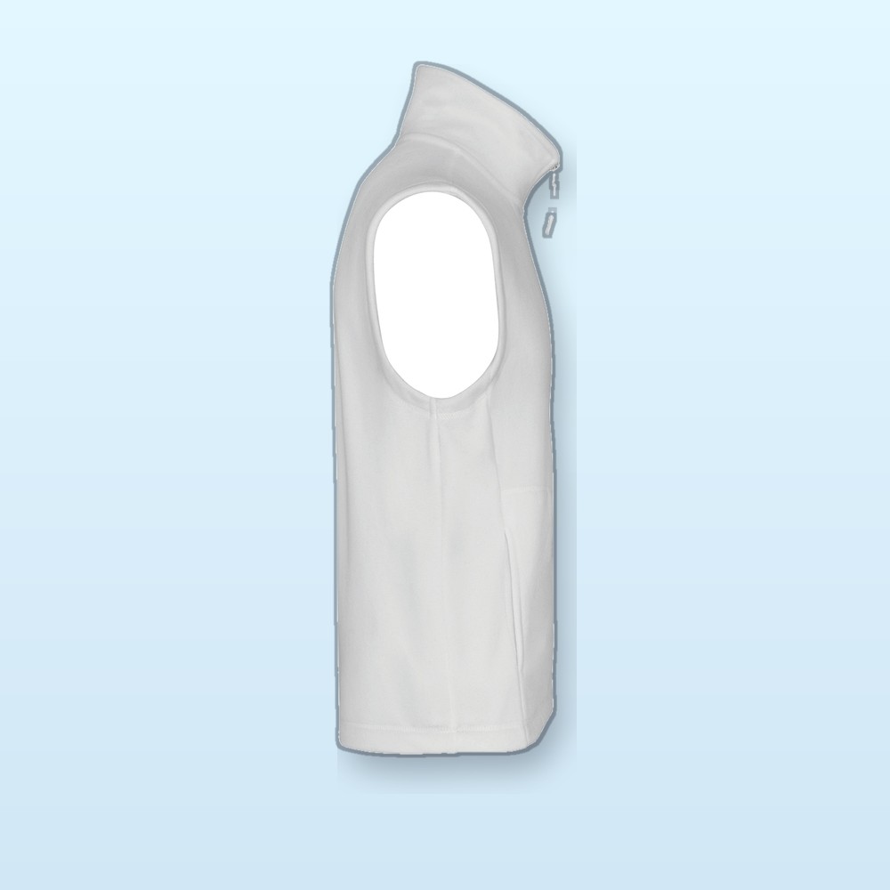 gilet in pile - bianco - XL