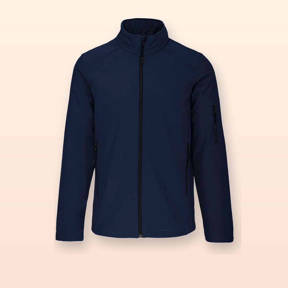 Giacca softshell a 3 strati - blu scuro - M