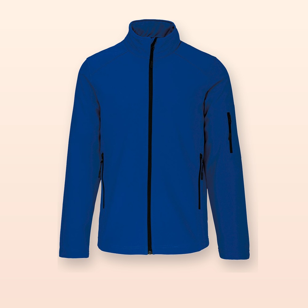 Giacca softshell a 3 strati - blu - L