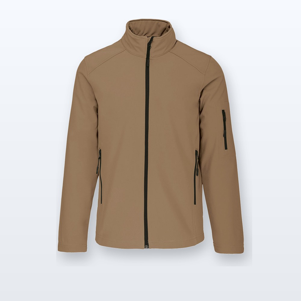Giacca softshell a 3 strati - marrone - XL