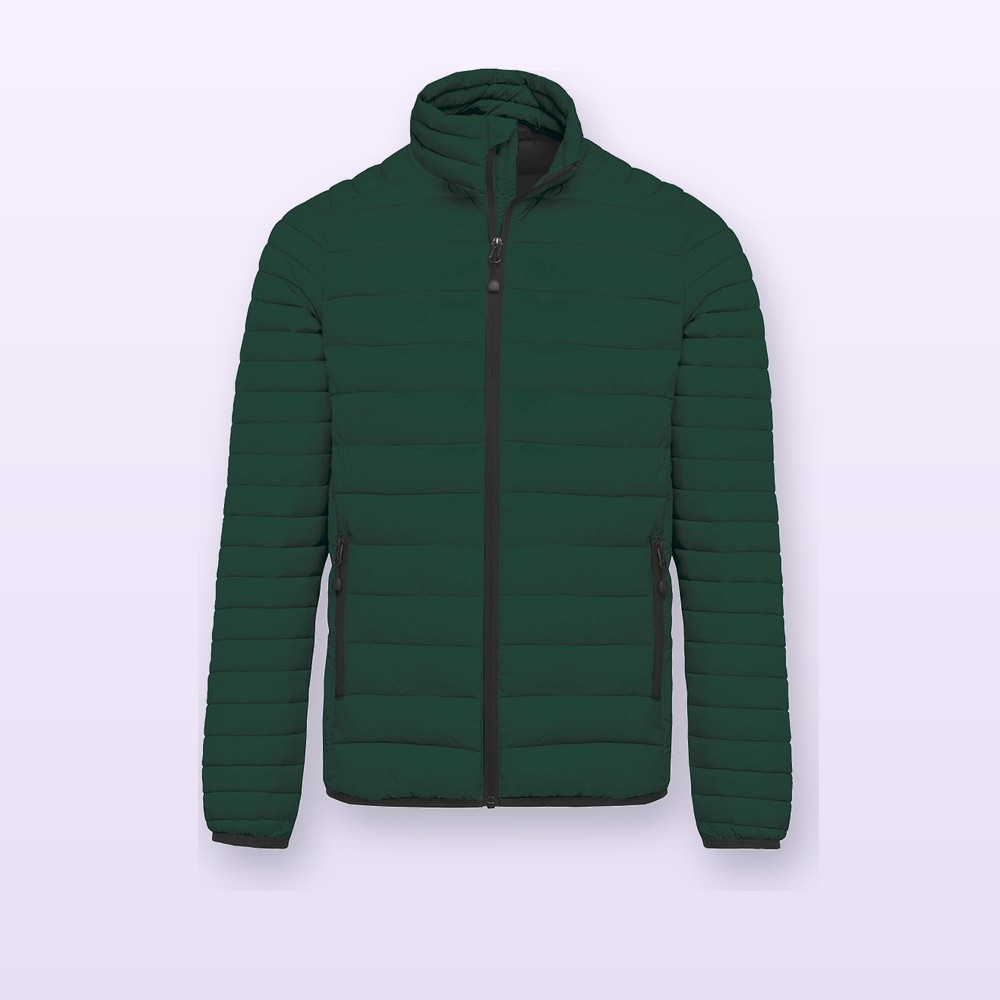 Giacca imbottita - verde scuro - M