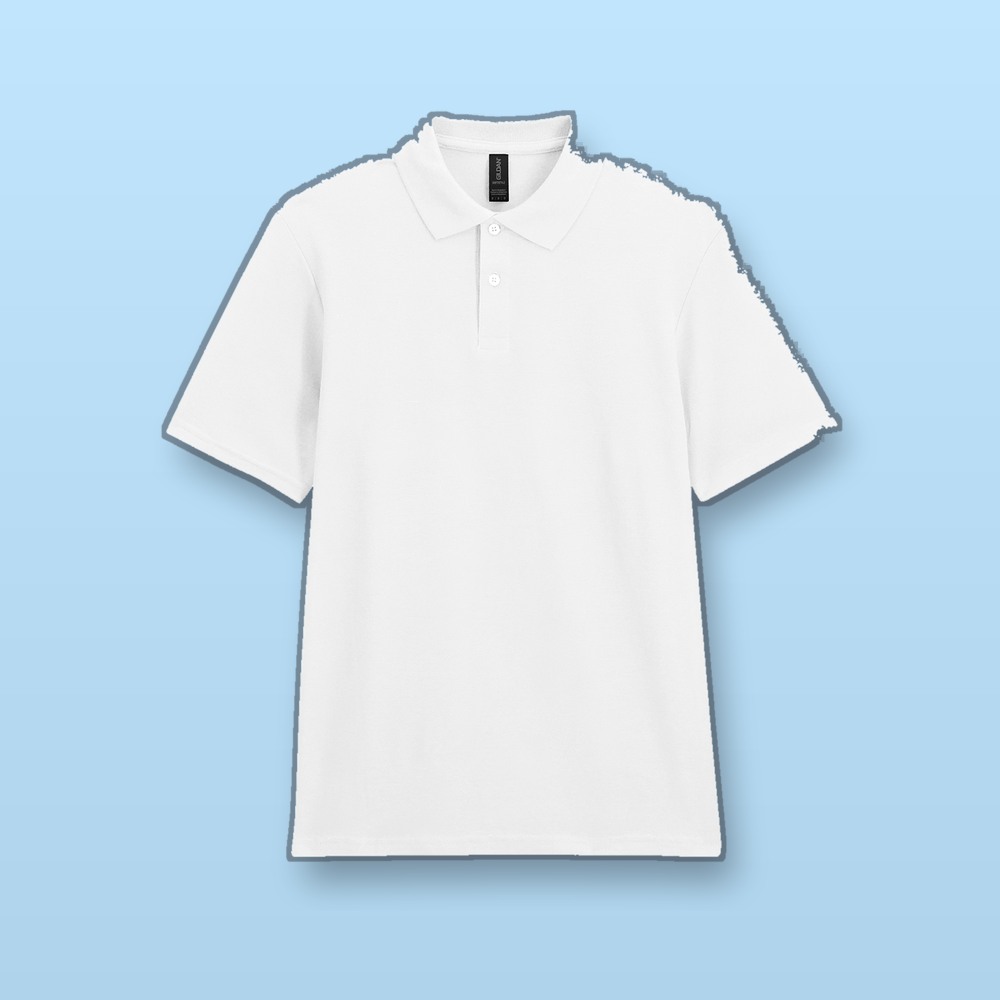 polo in piqué - bianco - XXL