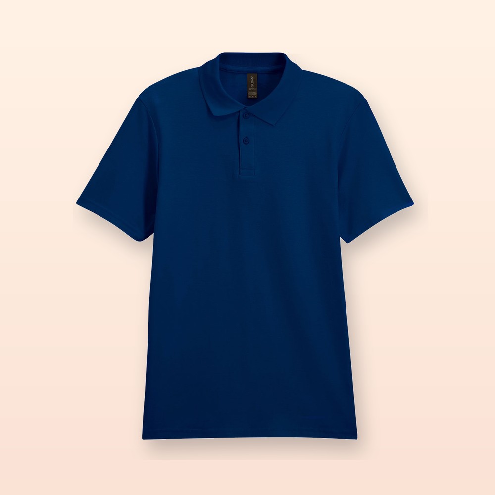 polo in piqué - blu scuro - M