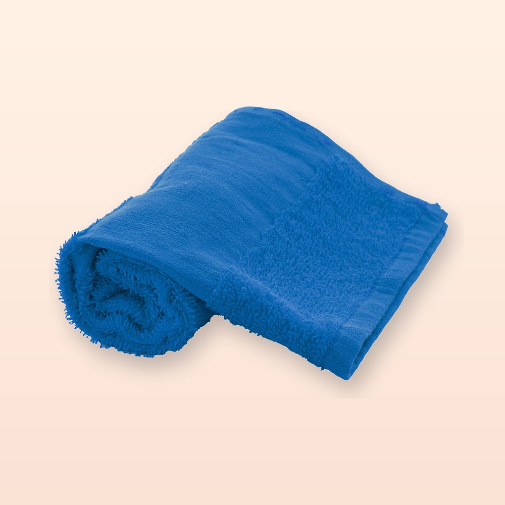 asciugamano in spugna di cotone 30x50cm - blu