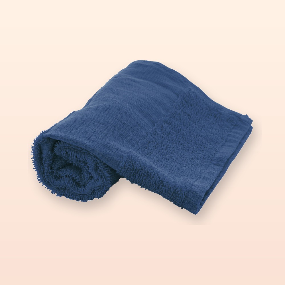 asciugamano in spugna di cotone 30x50cm - blu scuro