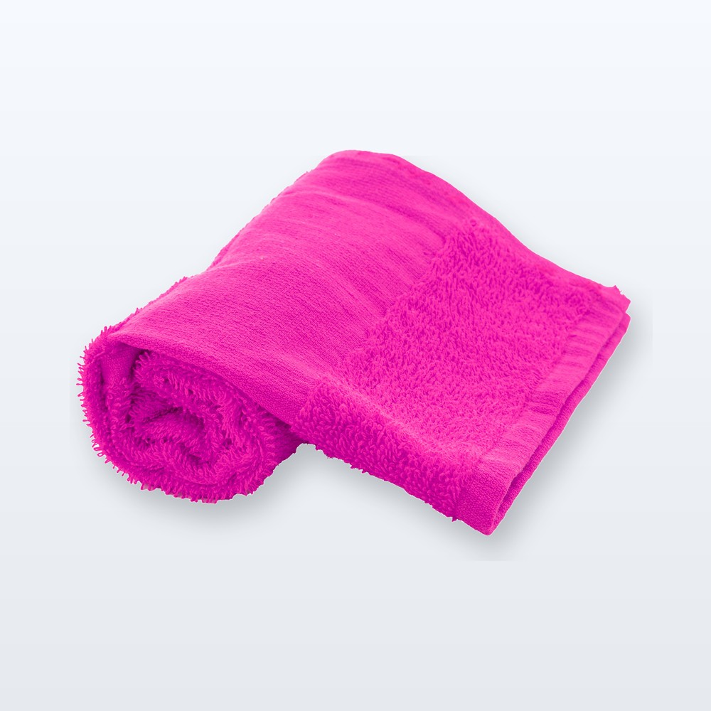 asciugamano in spugna di cotone 30x50cm - fucsia