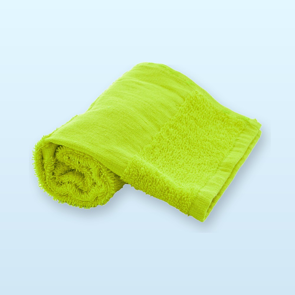 asciugamano in spugna di cotone 30x50cm - lime verde