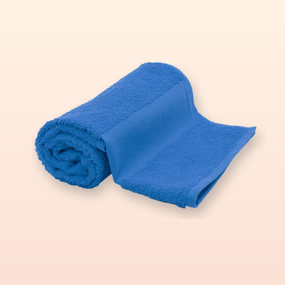 asciugamano in spugna di cotone 50x100cm - blu
