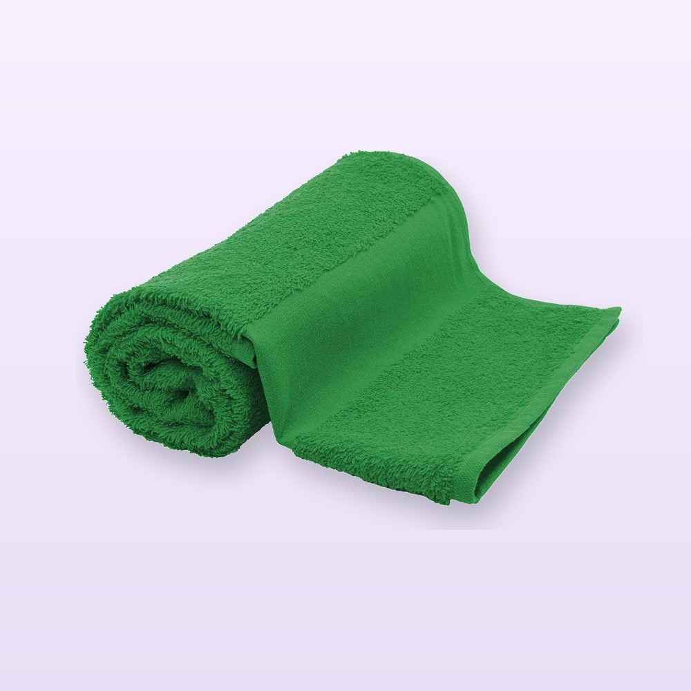 asciugamano in spugna di cotone 50x100cm - verde