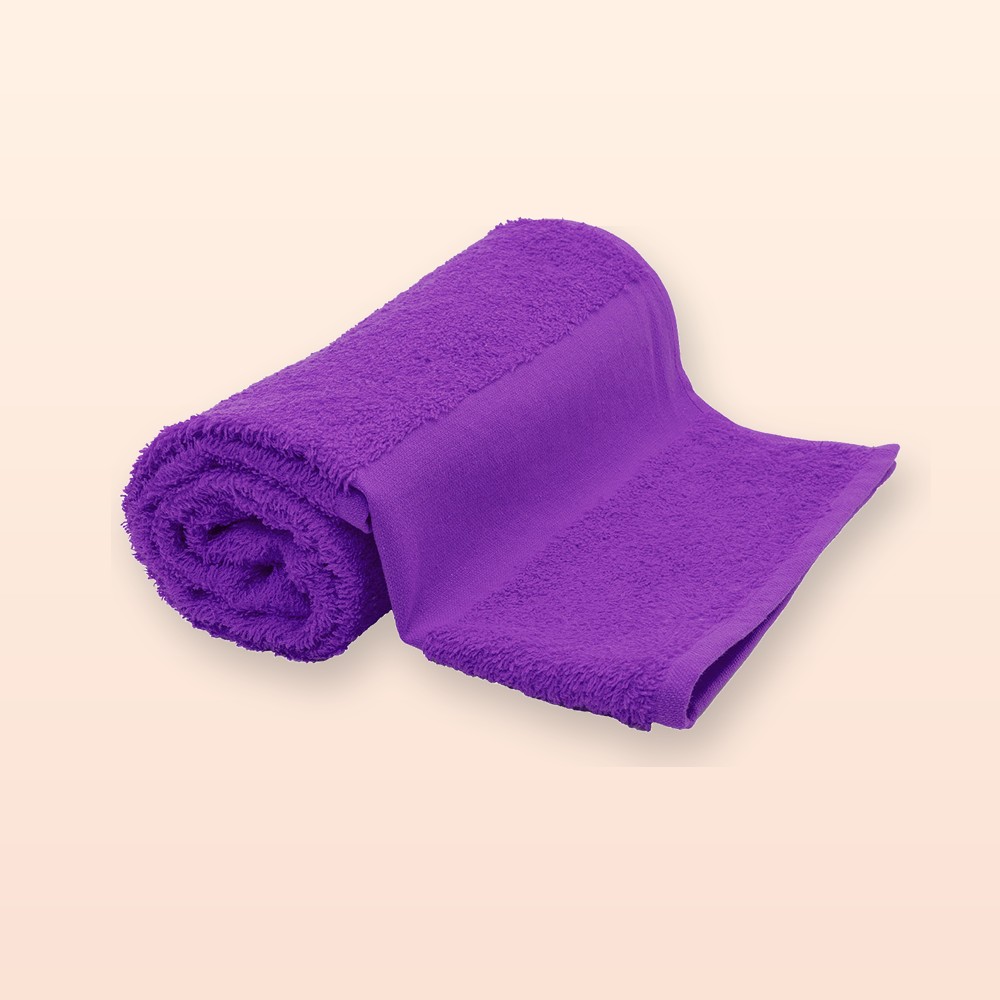 asciugamano in spugna di cotone 50x100cm - viola