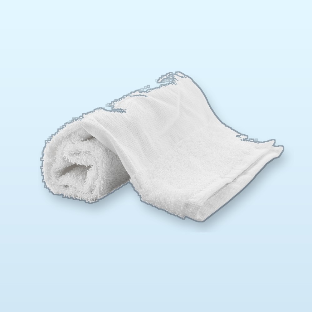 asciugamano in spugna di cotone 70x140cm - bianco