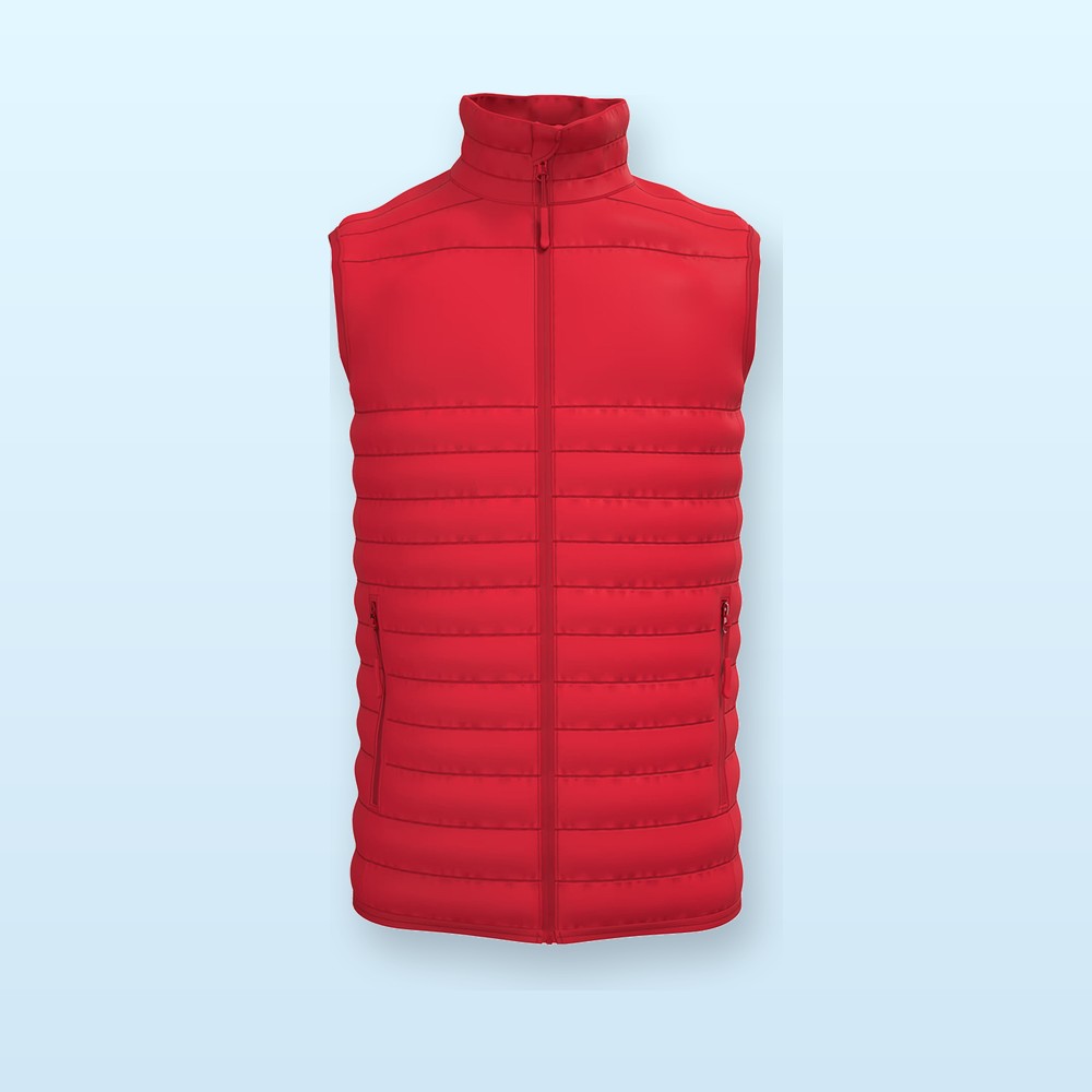 gilet imbottito - rosso - S