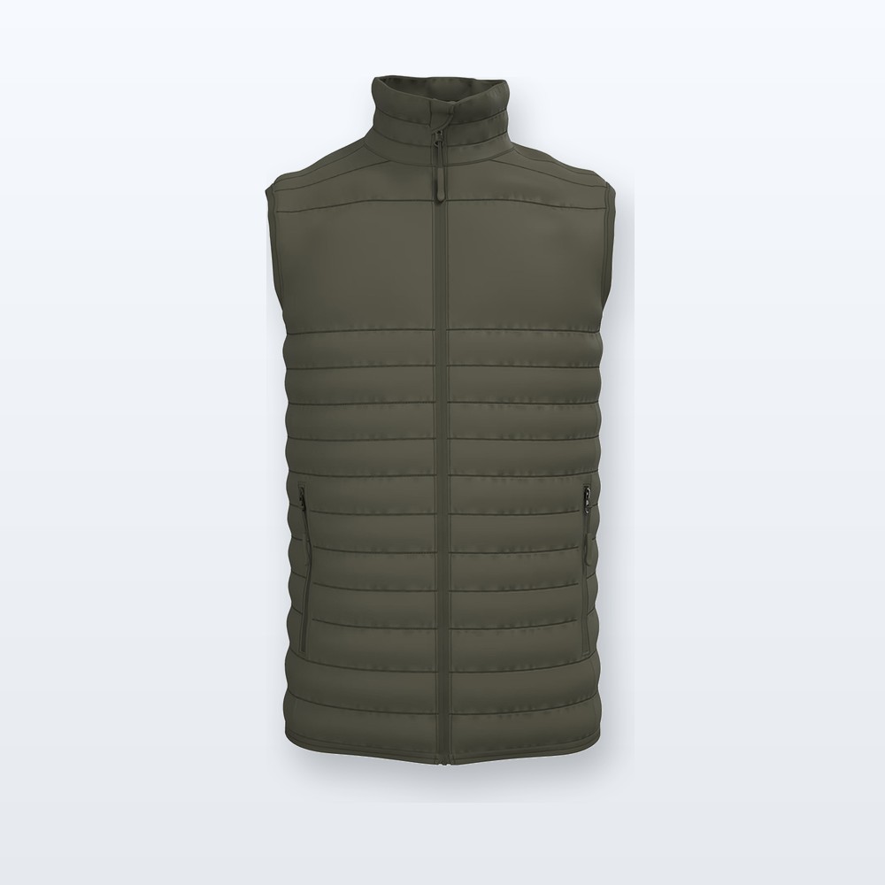 gilet imbottito - oliva - XXL