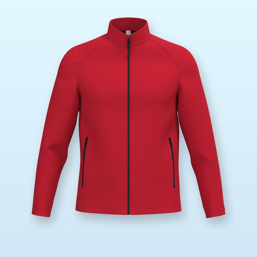 Giacca softshell a 2 strati - rosso - XL