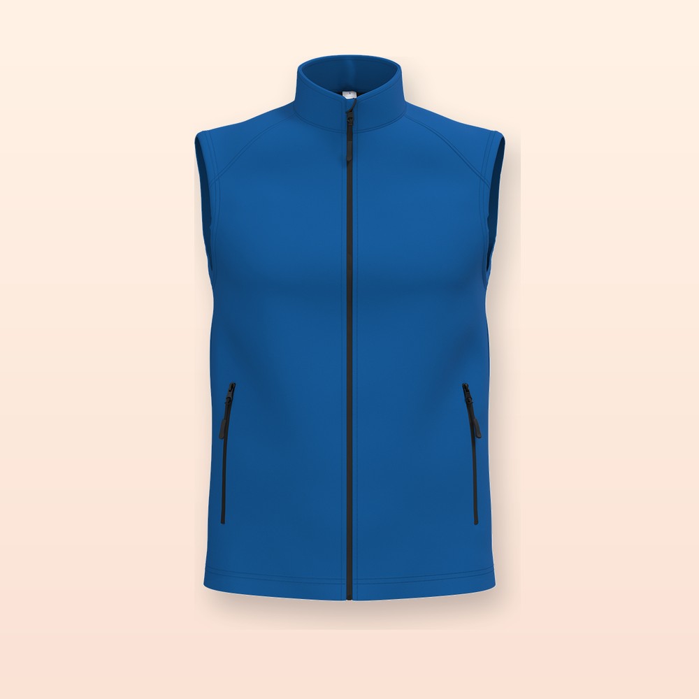 Gilet softshell a 2 strati - blu - S