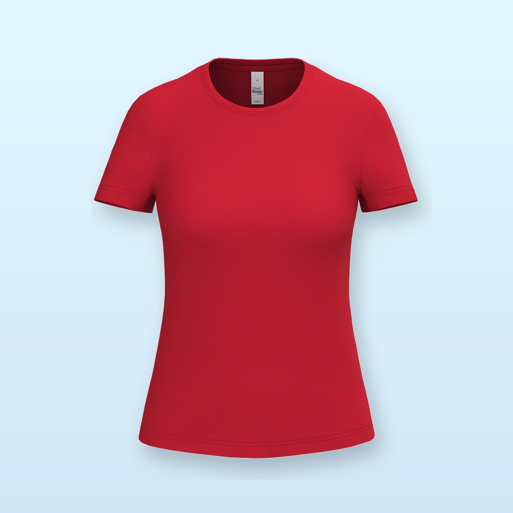 T-shirt sportiva donna - rosso - M