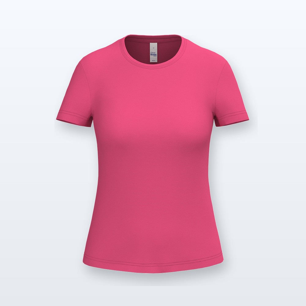 T-shirt sportiva donna - fucsia - XXL