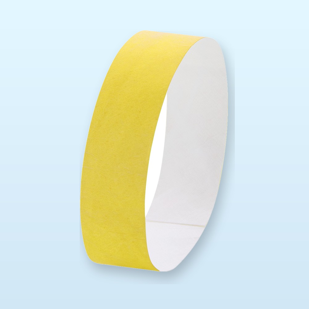 braccialetti in tyvek (10 pz) - giallo