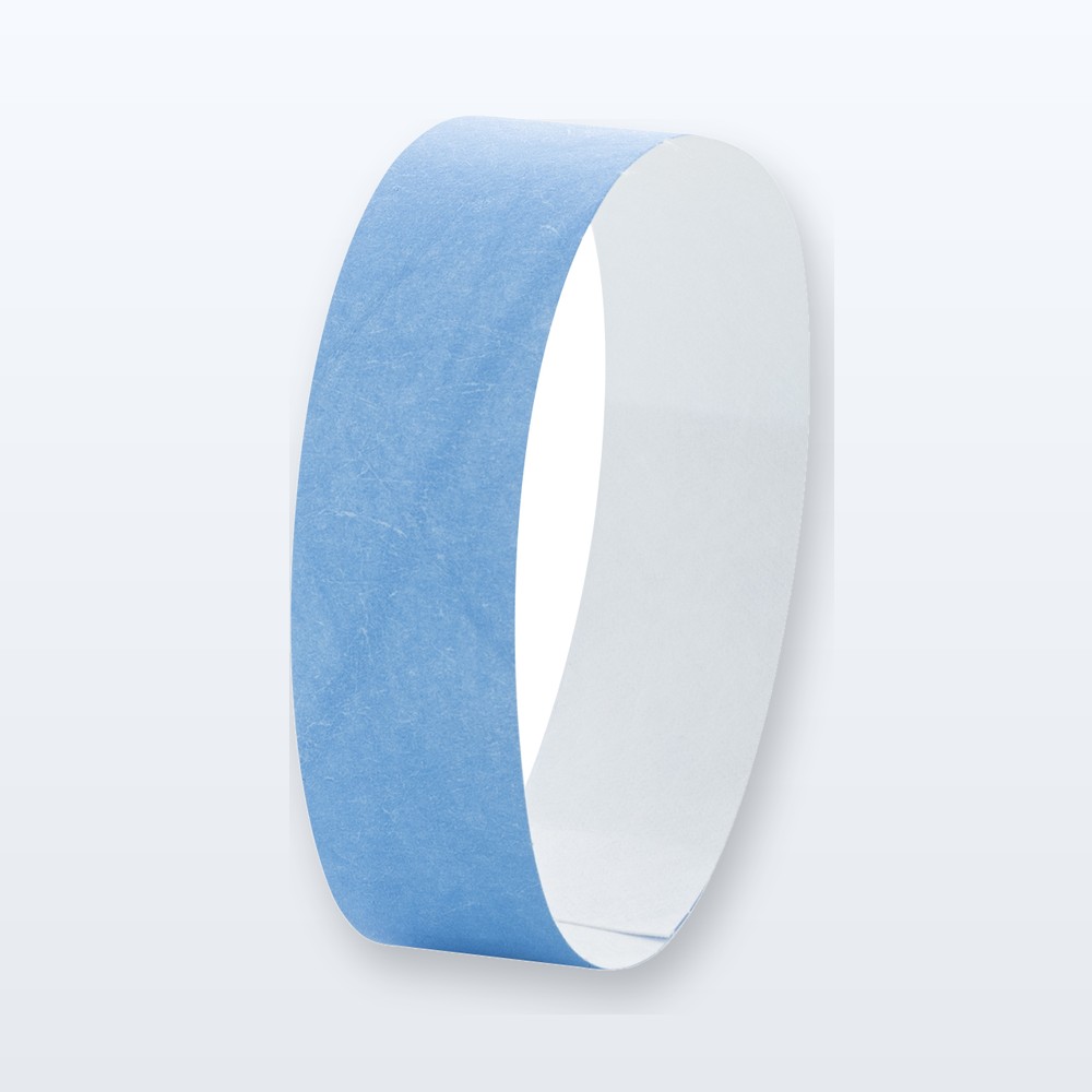 braccialetti in tyvek (10 pz) - azzurro