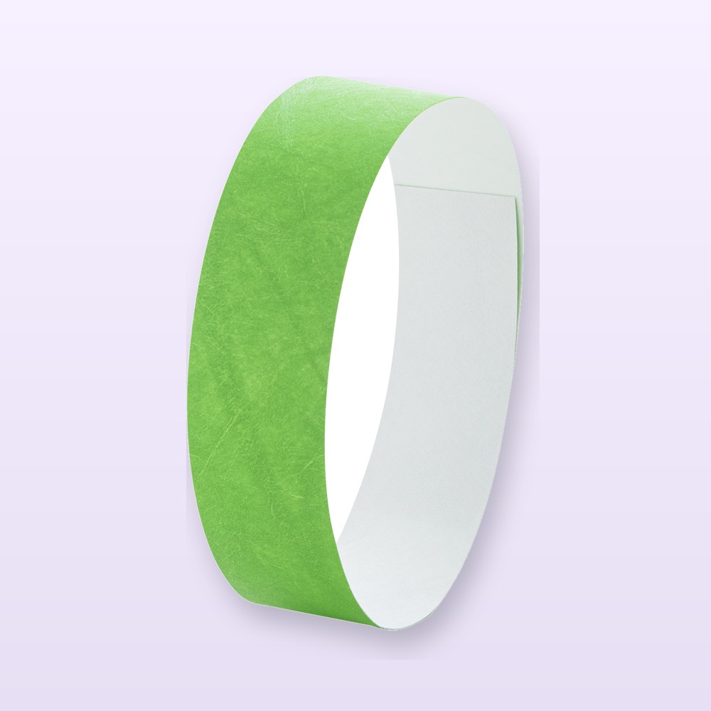 braccialetti in tyvek (10 pz) - verde