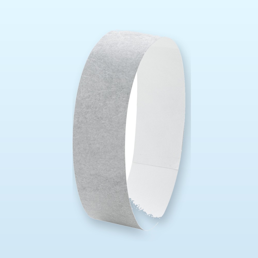 braccialetti in tyvek (10 pz) - argento