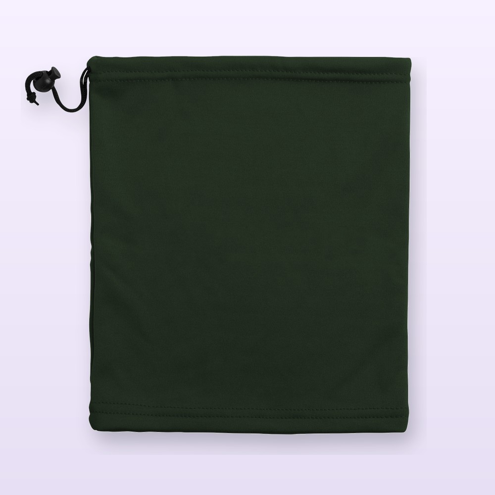 set scaldacollo e cappello - verde scuro