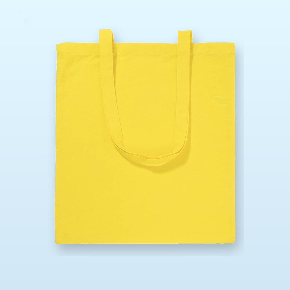Shopper in cotone - giallo