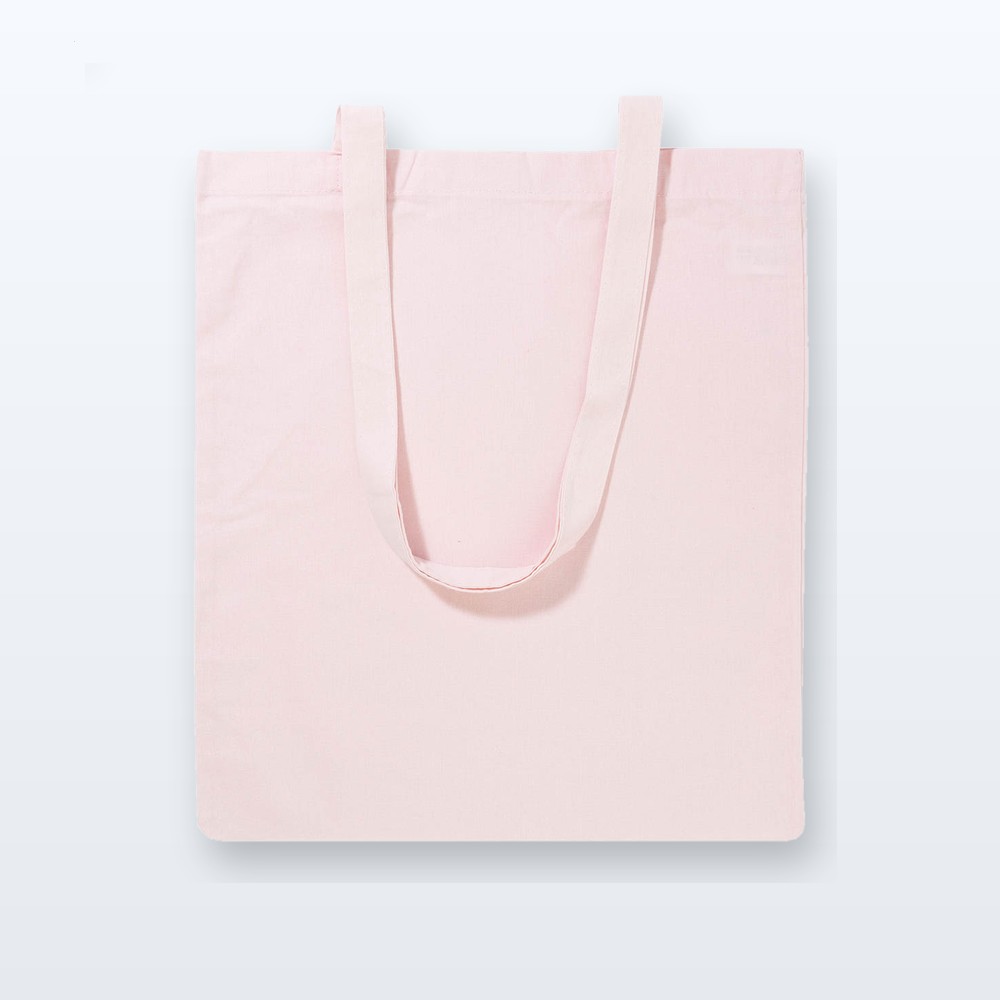 Shopper in cotone - Rosa pastello