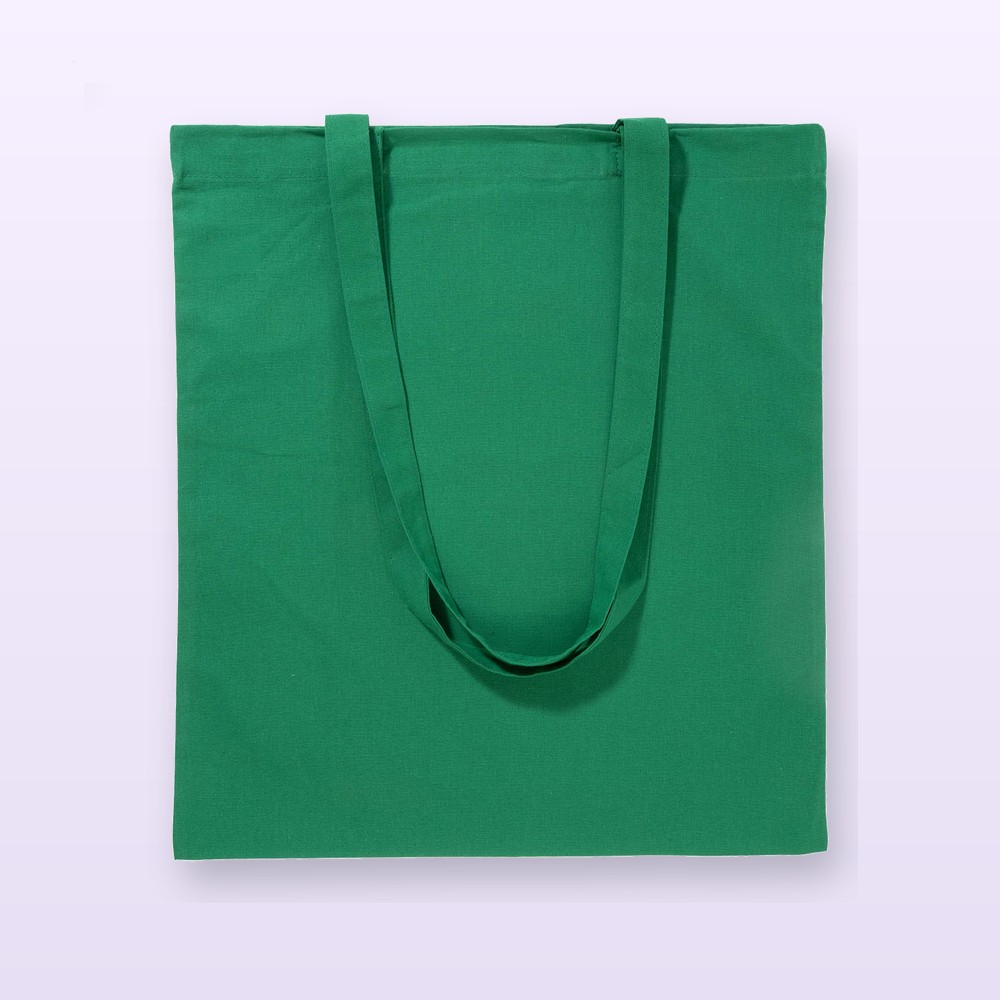 Shopper in cotone - verde